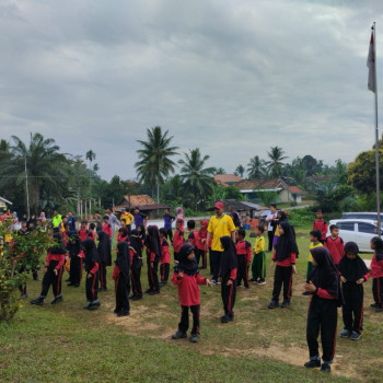 Kegiatan SENAM SEHAT BERSAMA KORWIL, KKKS dan Guru SDN 10 su